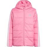 ADIDAS SPORTSWEAR - Essentials - Sportjas - Lichtroze - Gewatteerd met Capuchon