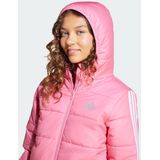 ADIDAS SPORTSWEAR - Essentials - Sportjas - Lichtroze - Gewatteerd met Capuchon