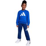 adidas - 3 Bar Logo - Trainingspak - Zwart - 70% Katoen / 30% Polyester