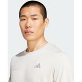 adidas - Performance Own The Run - T-shirt - Grijs - Heren