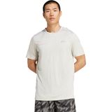 adidas - Own The Run Melange - T-shirt - Grijs - Gerecycled Polyester