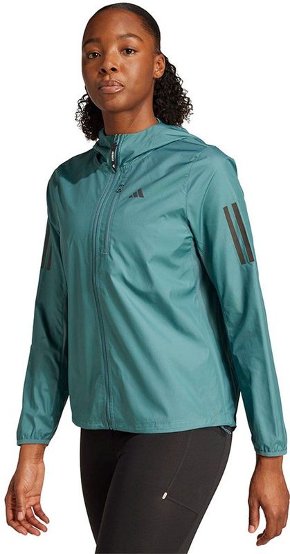 adidas - Own The Run Jacket - Dames - Winddicht - Bescherming Tegen Koude Wind