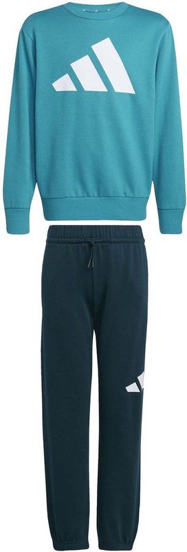 Sweater - Royblu/Wit - Katoen/Gerecycled Polyester/Viscose - Zachte Badstof