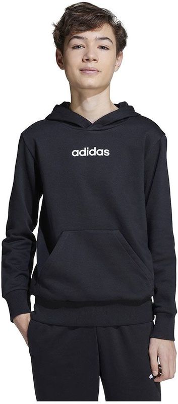 adidas - Fleece Hoodie - Grijs - 95% Katoen, 5% Elastaan