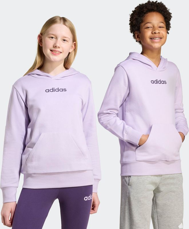 adidas - J LIN FL HD - Hoodie - Powder Plum/Aurora Plum