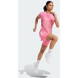 adidas - Own The Run - Hardloopshirt - Roze - Polyester/Elastaan