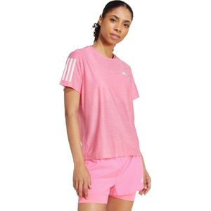 adidas - Performance Own The Run - T-Shirt - Roze - Dames