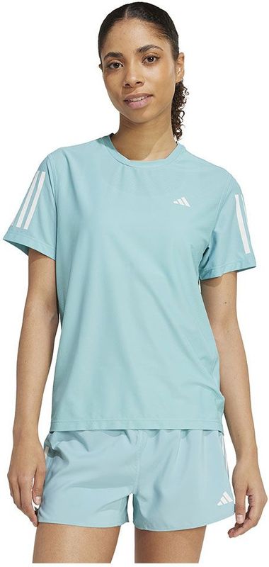 ADIDAS - Own The Run - T-shirt - Zwart - Synthetisch