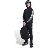 adidas - Fleece Hoodie - Zwart - Katoenmix - Capuchon met 3-Stripes