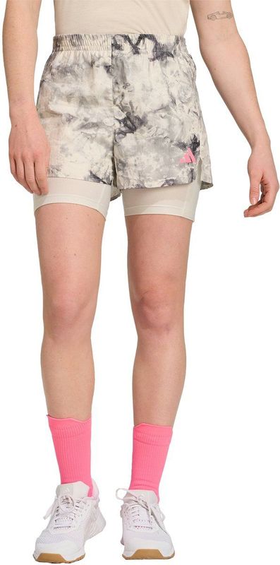 adidas - Own The Run Spray Dye - Korte Broek - Twee-in-één - CLIMACOOL