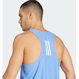 adidas Heren Own The Run Tank Top, Blue Fusion, L