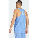 adidas Heren Own The Run Tank Top, Blue Fusion, L