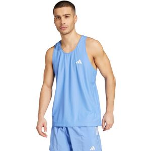 adidas Heren Own The Run Tank Top, Blue Fusion, L