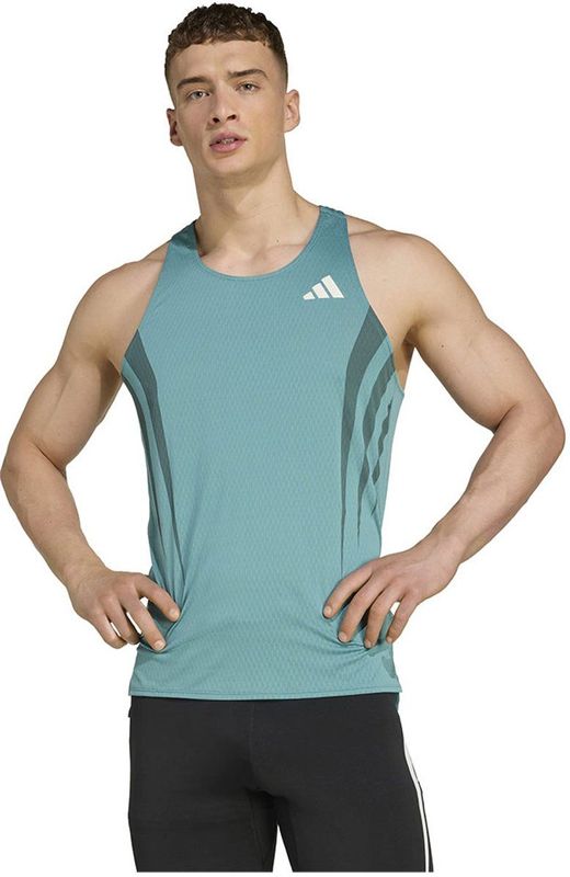 adidas - Adizero Archive - Sporttop - Zwart - Stretchmateriaal