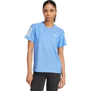 ADIDAS - OWN The Run - T-shirt - Zwart - Synthetisch