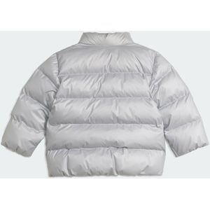 adidas - Sportswear - Donsjack - Zilver - Synthetisch - Kinderen