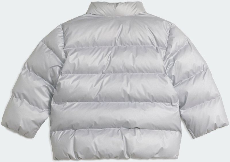 adidas - Sportswear - Donsjack - Zilver - Synthetisch - Kinderen