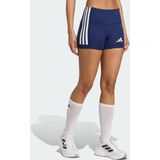 adidas - Performance 3-Stripes - Volleybalshort - Blauw - Dames