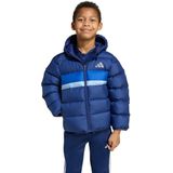 adidas SPORTSWEAR - Gewatteerde Korte Jas - Royal Blue/Koningsblauw/Lichtblauw/Donkblauw/Zilvergrijs