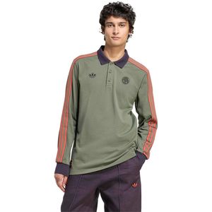 Adidas - Fc Bayern Terrace Icons - Poloshirt - Groen - Lange Mouw