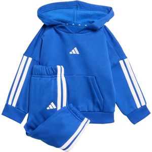 adidas - Sportswear Essentials - Joggingpak - Blauw - Gerecycled Katoen/Polyester