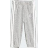 Adidas - 3-Stripes - Trainingspak - Grijs - 70% Katoen / 30% Polyester (Gerecycled)