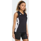 adidas - Quickset - Sportshirt - Zwart - Katoen
