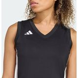 adidas - Quickset - Sportshirt - Zwart - Katoen