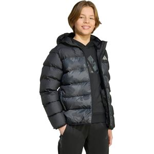 adidas - Synthetic Allover - Donsjack - Junior - Camouflageprint - Gevoerde Capuchon