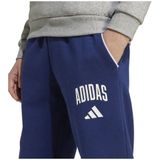 adidas - Fleece Joggingbroek - Zwart - 55% Katoen, 36% Polyester, 9% Viscose
