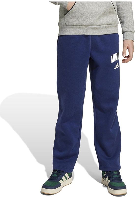 adidas - Fleece Joggingbroek - Zwart - 55% Katoen, 36% Polyester, 9% Viscose