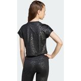 adidas T-shirt - Dierenprint - Zwart - Polyester