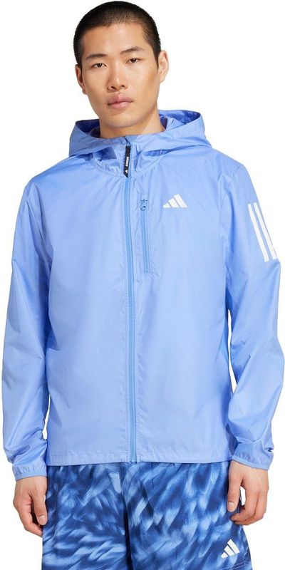 adidas - Own The Run - Hardloopjack - Zwart - Gerecycled Polyester