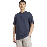 ADIDAS - M A SZN T - T-shirt - Blauw - Korte Mouw - Comfortabele Pasvorm