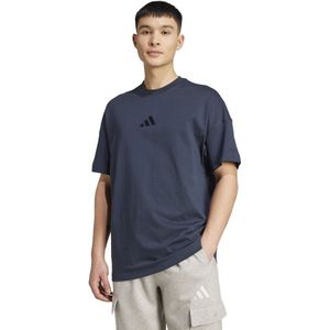 ADIDAS - M A SZN T - T-shirt - Blauw - Korte Mouw - Comfortabele Pasvorm