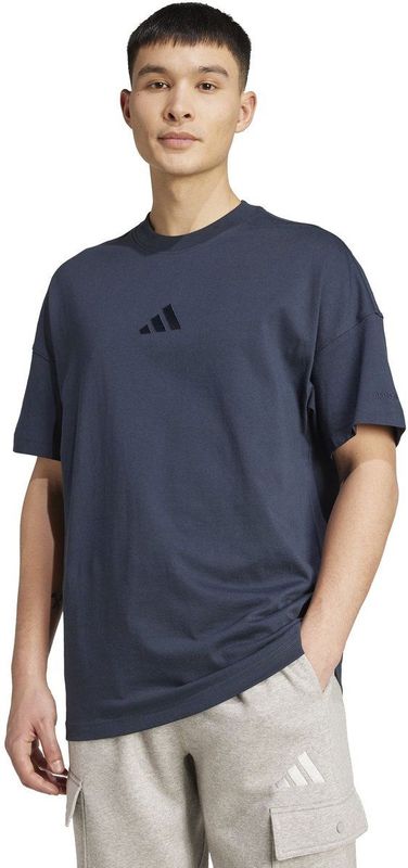 ADIDAS - M A SZN T - T-shirt - Blauw - Korte Mouw - Comfortabele Pasvorm