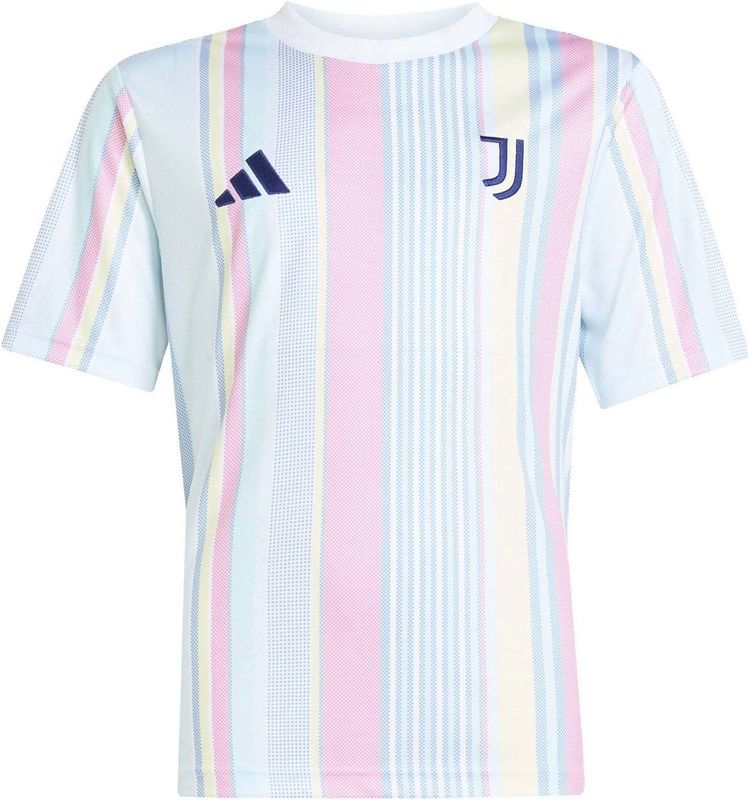 adidas - Juve Preshi Y - T-shirt - Wit - 100% Gerecycled Polyester