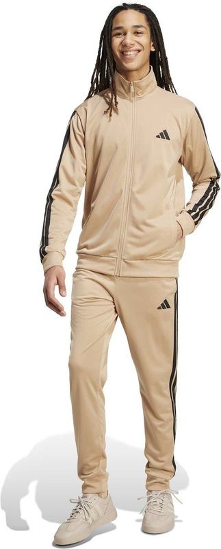 adidas - Sportswear Basic 3 Stripes - Trainingspak - Zwart - Tricot