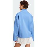 adidas - Spacerstof Sweater - Grijs - 51% Polyester, 25% Modal, 15% Katoen, 9% Elastaan