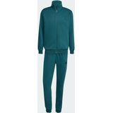 adidas Heren SPORTSWEAR BASIC 3 STRIPES FLEECE TRACKSUIT, Aurora Ivy, XS Short