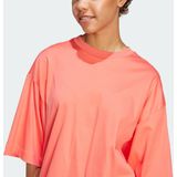 adidas - Soft Lux Loose T-shirt - Roze - Dames