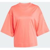 adidas - Soft Lux Loose T-shirt - Roze - Dames