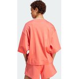 adidas - Soft Lux Loose T-shirt - Roze - Dames