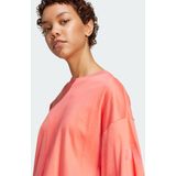 adidas - Soft Lux Loose T-shirt - Roze - Dames