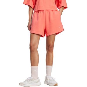 adidas - Soft Lux Loose Short - Korte Broek - Roze - 100% Katoen