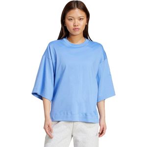 adidas - Soft Lux Loose T-shirt - Blauw - Dames