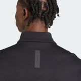 adidas - Trainingsjack - Zwart - Dubbelgebreide Stof - Losvallend Model