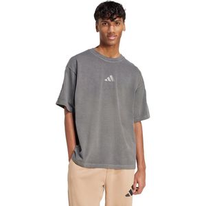 adidas - T-shirt - Zwart - Katoen - Losvallend Model