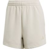 adidas - Sportswear Soft Lux Loose Short - Dames - Beige - 100% Katoen