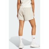adidas - Sportswear Soft Lux Loose Short - Dames - Beige - 100% Katoen